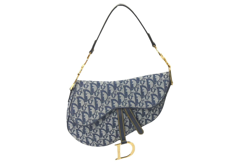 Christian Dior Handbag Saddle Bag Trotter canvas